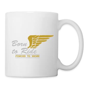 Born to Ride Tee: Unleash Your Freedom! - Mug - white - Right