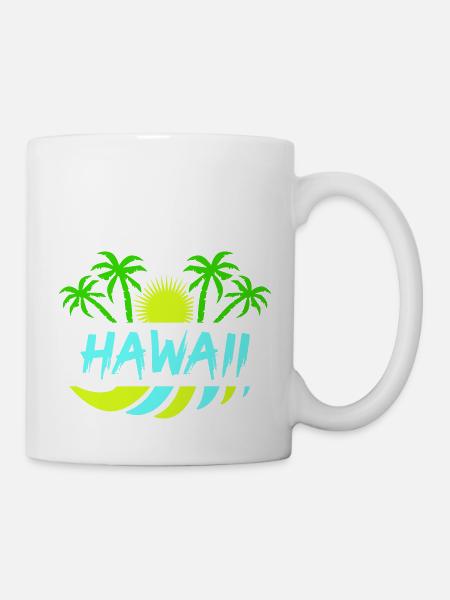 hawaii - Tasse - Weiß