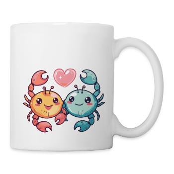 Cancer Couple Love Couple In Love - Mug - white - Right