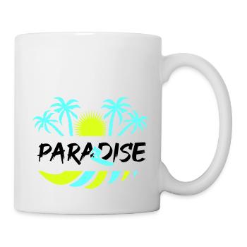 surf paradise - Tasse - Weiß - Rechts