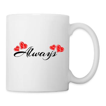 Liebe - Tasse - Weiß - Rechts