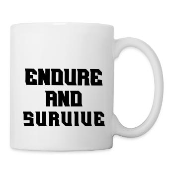 Endure and survive - Mug - white - Right