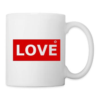 Valentinstag , Liebe , Liebe , für sie , für ihn - Tasse - Weiß - Rechts
