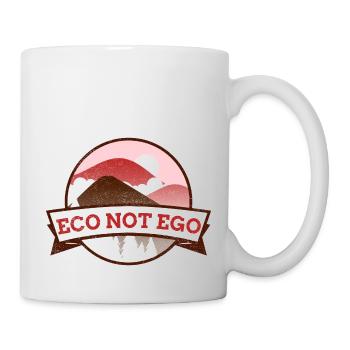 Eco not Ego - Tasse - Weiß - Rechts