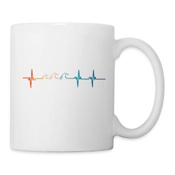 Vague heartbeat - Mug - white - Right