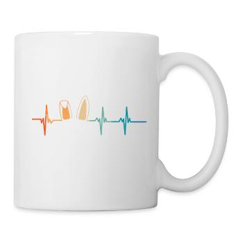 Heartbeat Bunny Ears - Mug - white - Right