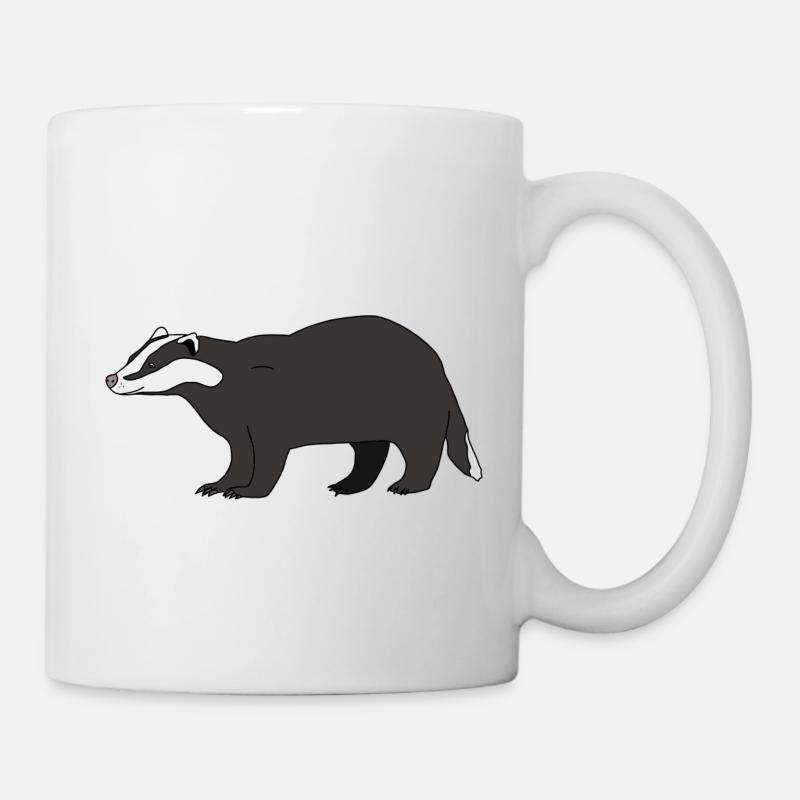 Dachs - Tasse - Weiß