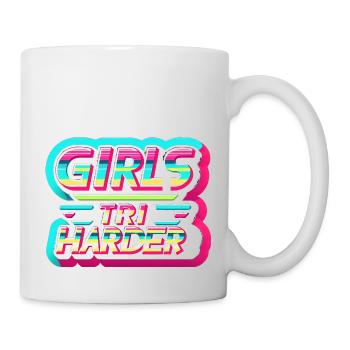 Girls Tri Harder 9 - Tasse - Weiß - Rechts