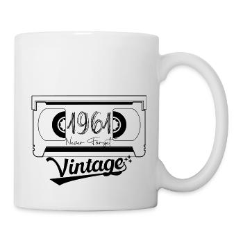 1961 Vintage Born Retro Vintage Anniversary - Mug - white - Right