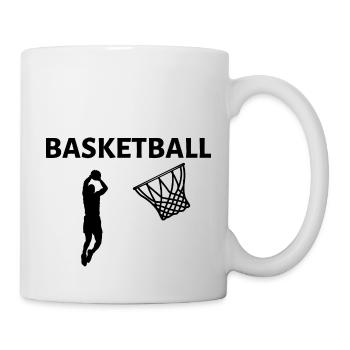 Basketball - Tasse - Weiß - Rechts