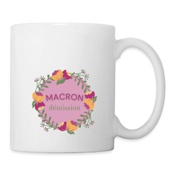 Macron resigns - Mug - white - Right