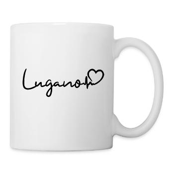 Lugano Heartbeat Switzerland - Mug - white - Right