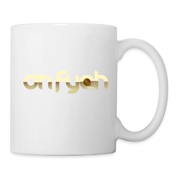 ridm on fyah - Tasse - Weiß - Rechts