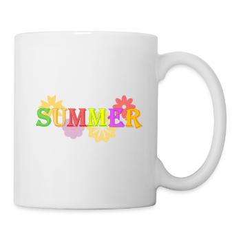 Sommer bringt Farbe - Tasse - Weiß - Rechts