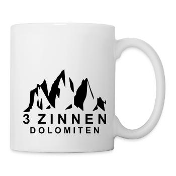 3 Pics Dolomites - Mug blanc - blanc - Droite