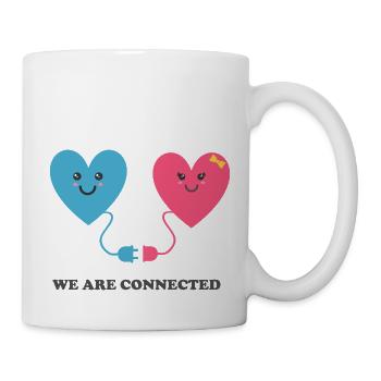 Verbindung - Tasse - Weiß - Rechts