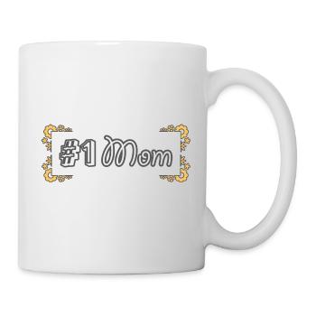 #1 Mom | Number 1 Mommy | Best Mom - Mug - white - Right