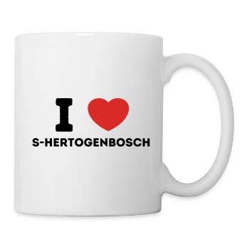 I Love s-Hertogenbosch Netherlands - Mug - white - Right