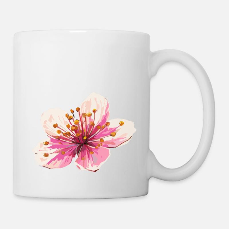 Kirschblüte - Tasse - Weiß