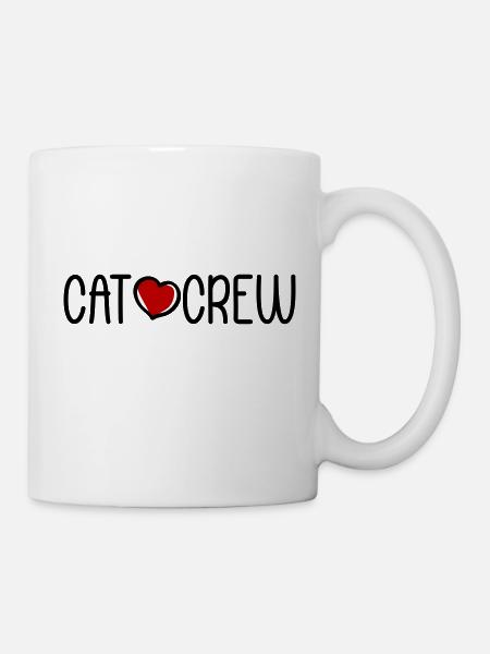 Cat Crew - Tasse - Weiß