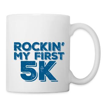 Rockin' Mon Premier 5K 3 - Mug blanc - blanc - Droite