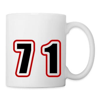 71 Number College - Mug - white - Right