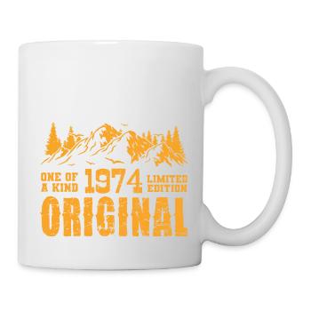 Cadeau d’anniversaire 1974 - 1974 - Mug blanc - blanc - Droite