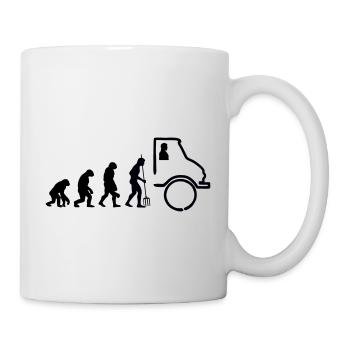 Unimog Evolution - Offroad - Farben editierbar - Tasse - Weiß - Rechts