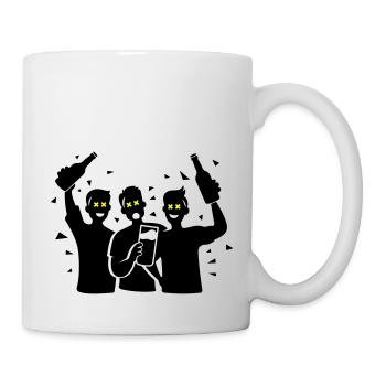 Bräutigam Junggesellenabschied Team - Tasse - Weiß - Rechts