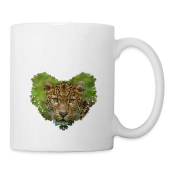 Jaguar s Intensity Heart - Mug - white - Right