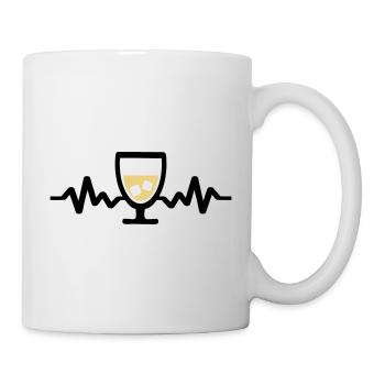 Pastis ist Leben, Alkohol, Aperitif, Humor - Tasse - Weiß - Rechts