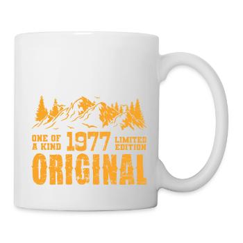 Geburtstagsgeschenk 1977 - 1977 - Tasse - Weiß - Rechts