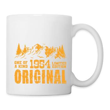 Geburtstagsgeschenk 1954 - 1954 - Tasse - Weiß - Rechts