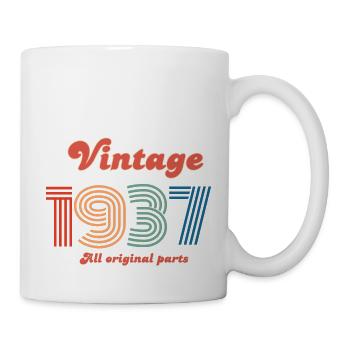 Vintage 1937 all original parts - Mug - white - Right