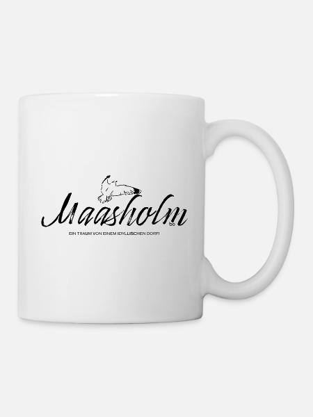 Maasholm / Schleimünde Bo-Grafik - Tasse - Weiß