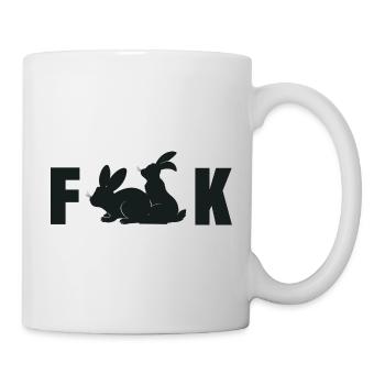 Fuck Hasen Sex Lustige Bilder - Tasse - Weiß - Rechts