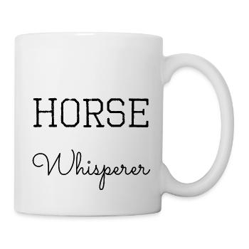 mental serenity bday riding gear horse care humor - Tasse - Weiß - Rechts