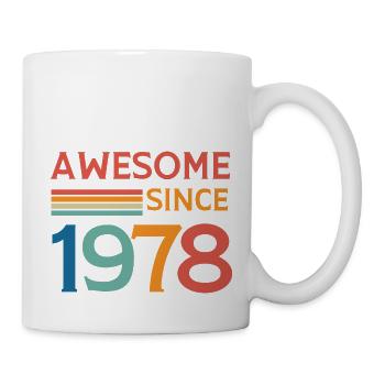 Awesome since 1978 - Mug - white - Right