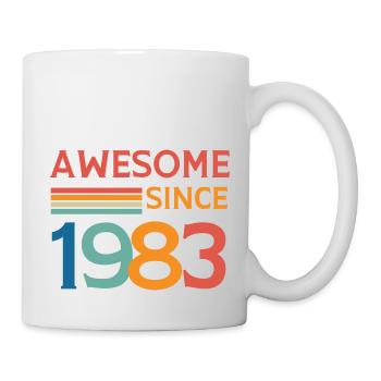 Awesome since 1983 - Mug blanc - blanc - Droite