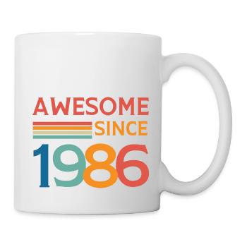Awesome since 1986 - Mug - white - Right