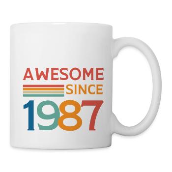 Awesome since 1987 - Mug blanc - blanc - Droite