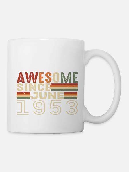 Juni 1953 Original 1953 Jubiläum 1953 Juni 1953 - Tasse - Weiß