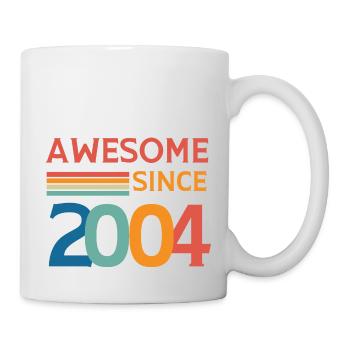 Großartig seit 2004 - Tasse - Weiß - Rechts
