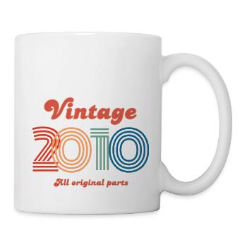 Vintage 2010 all original parts - Mug blanc - blanc - Droite