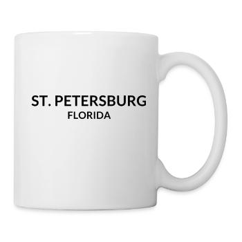 St. Petersburg Florida USA - Tasse - Weiß - Rechts