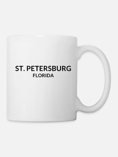St. Petersburg Florida USA - Tasse - Weiß