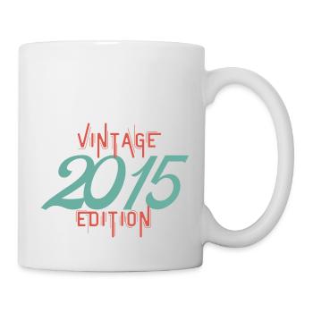 Jahrgang 2015 Ausgabe - Tasse - Weiß - Rechts