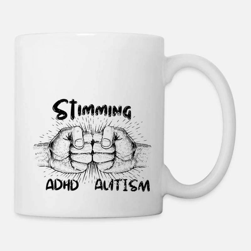 Stimming ADHD ADHS Autismus Autism Meme Autismus - Mug - white
