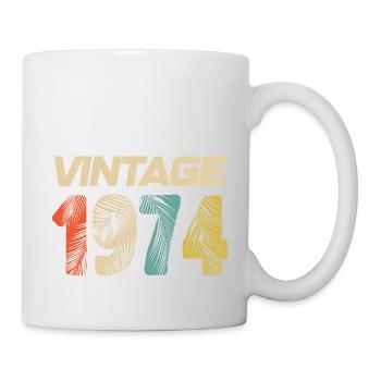 Vintage 1974 Retro - Best-seller - Mug blanc - blanc - Droite
