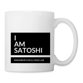 I am Satoshi - Mug - white - Right